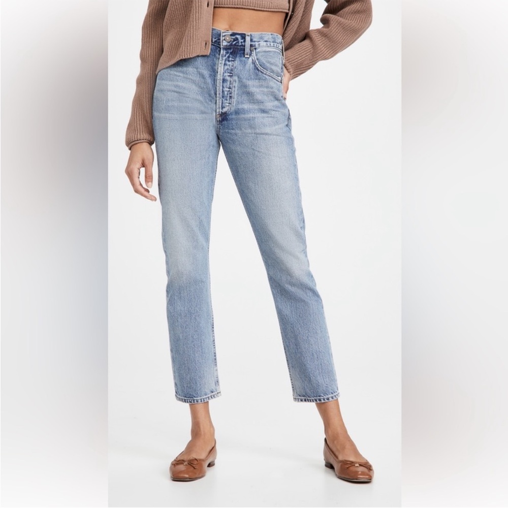 Citizens Of Humanity Light Blue Straight Leg Jeans